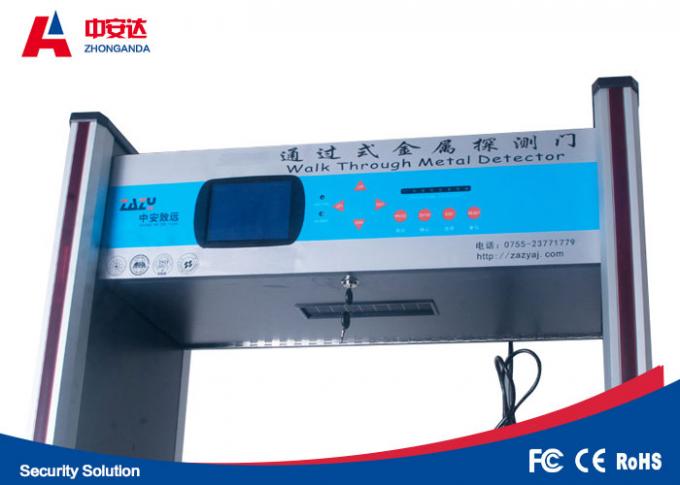 Multi - Dimensional Coil Walk Through Metal Detector , Full Body Metal Detectors For Airport