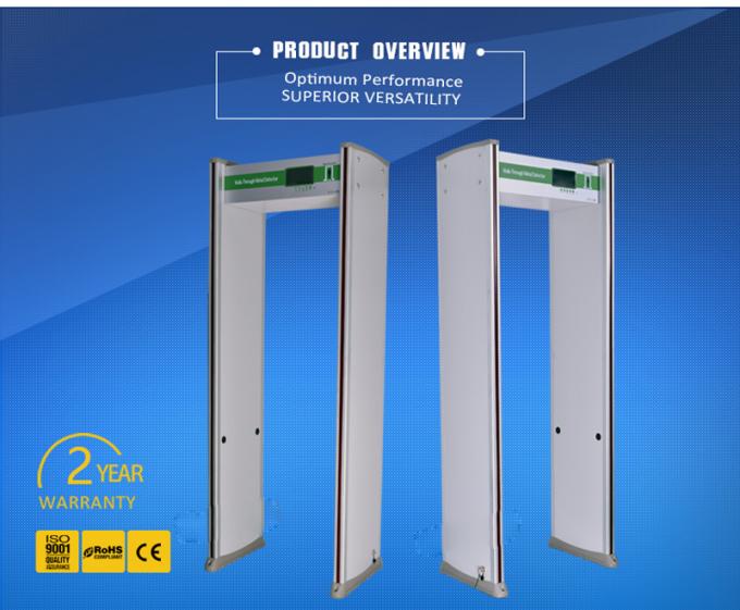 Outdooor Waterproof Walk Through Metal Detector Accurate Alarm Automatically Calibration
