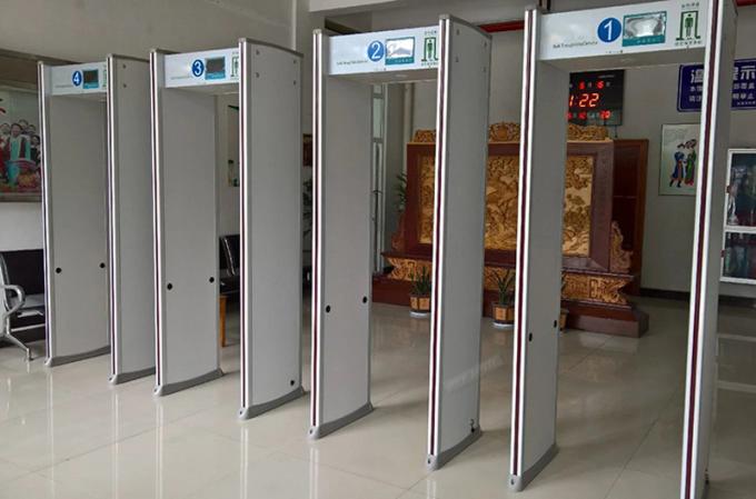 Outdooor Waterproof Walk Through Metal Detector Accurate Alarm Automatically Calibration