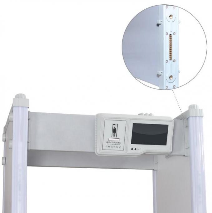 Waterproof Walkthrough Body Metal Detectors 33 Detection Zones Audible / Visual Alarms