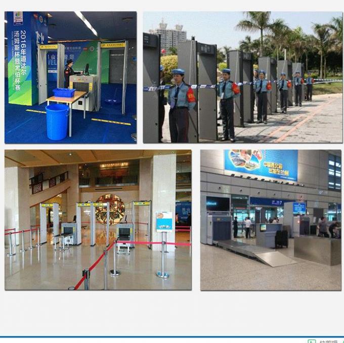 Weatherproof Body Metal Detectors Security Checking Gate Bright LED Visual Alarm 0