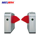 CE approved well used barcode scanner electronic turnstile 304 stainless steel flap barrier turnstile gate