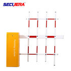 car parking and toll access control automatic articulated DC parking boom barrier gate with long range rfid reader