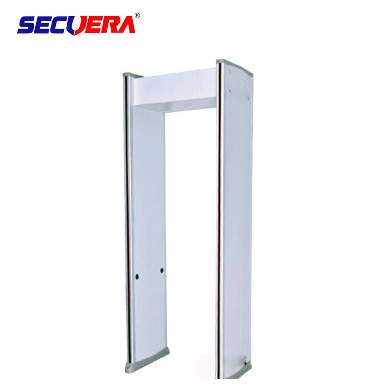 8 zones archway walk through metal detector door frame gate for security check
