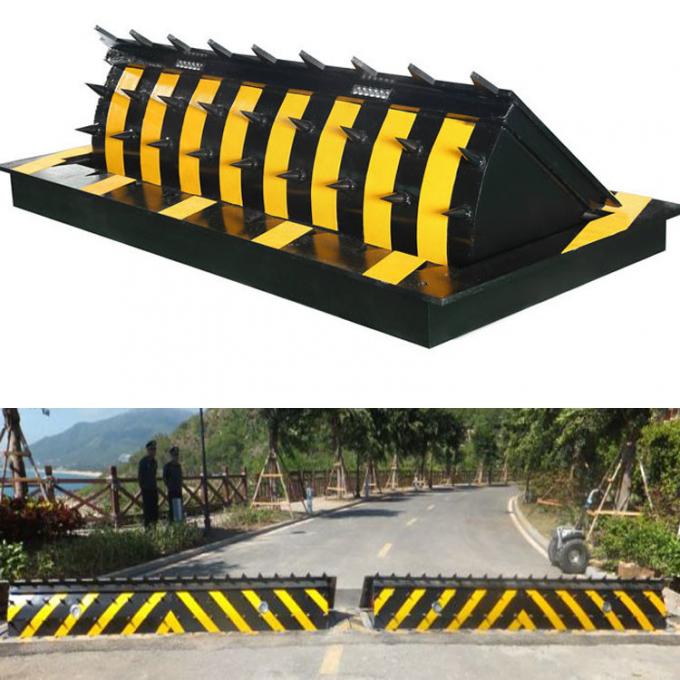 Security Spike Blocker System Traffic Safety Barriers Hydraulic IP68