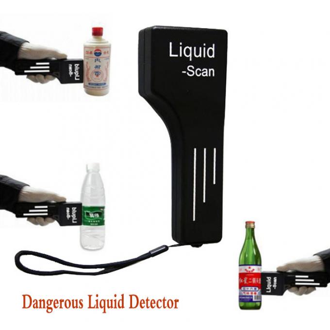 Handheld Metal Detector Airport Baggage Scanner For Dangerous Liquid Explosive Detecting