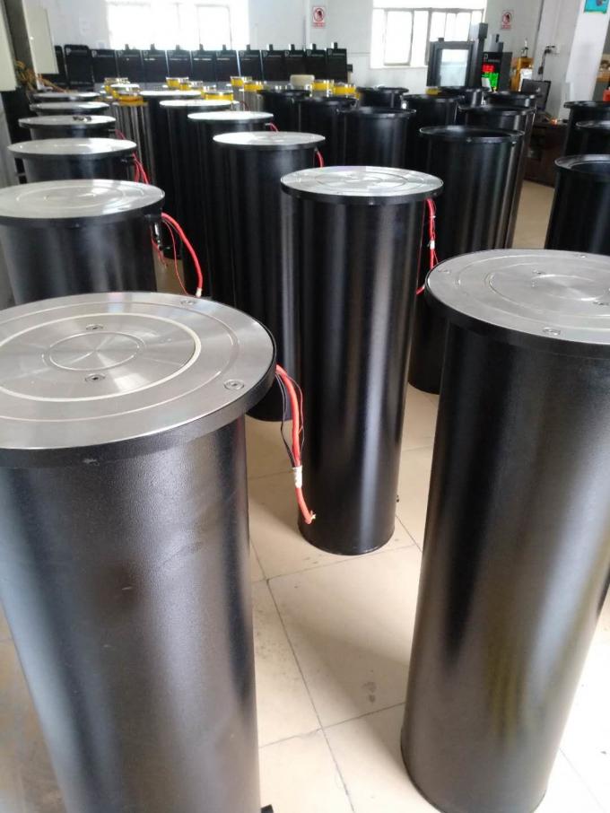 Security Traffic Road Blockers Barriers Lifting Column Electro Hydraulic Integrated Rising Bollards