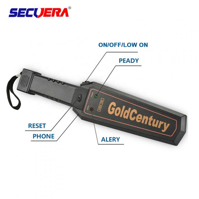Handheld Metal Detector, Gold Century GC1001 For Body Security Checking