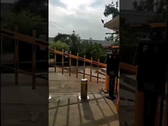 Car Parking System Solutions Turnstile Barrier Gate With Car Camera / Parking Sensor