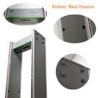 Waterproof Security Metal Detector , Walk Through Metal Detector With PVC Plastic Material