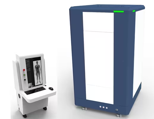 Single View Security Body Scanner X Ray People Security Screening System 850W 127/220VAC