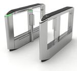 Stainless Steel Triangle Entrance Swing Pedestrian Barrier Gate Machine For Subway Station