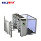 120 degree single channel automatic RFID access control full height turnstile barrier gate