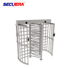 Biometric Rotor Turn Style Security Turnstile Gate Stainless Steel Full Height
