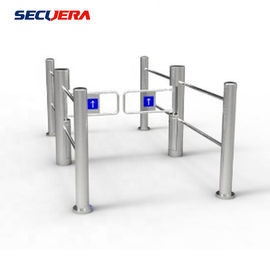 Pedestrian Automatic Sliding Security Entrance Control Swing RFID Turnstile Barrier Gate