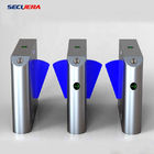 Face Recognition Pedestrian Control Electronic Flap Barrier Gate/ Acrylic Counter Turnstiles