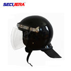 Black Anti Riot Helmet Shell Abs And Visor Pc  For Police Riot Control