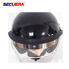 Black Anti Riot Helmet Shell Abs And Visor Pc  For Police Riot Control