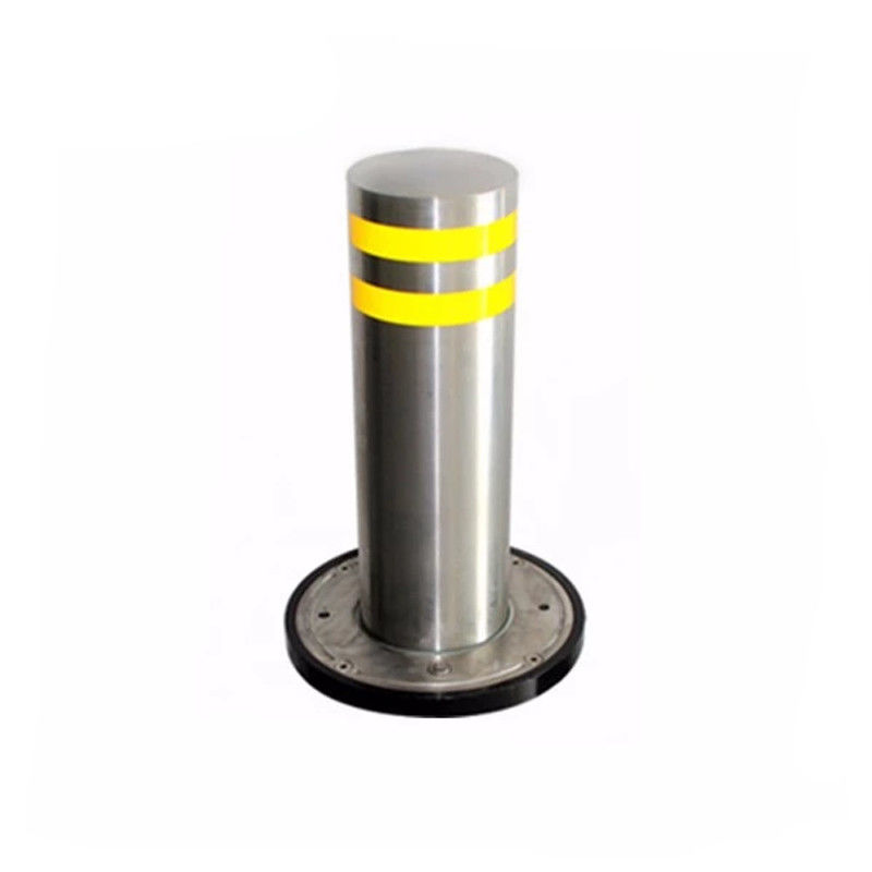 Hotel Entrance Control Hydraulic Road Security Barriers , Safety Bollard 1 Year Warranty