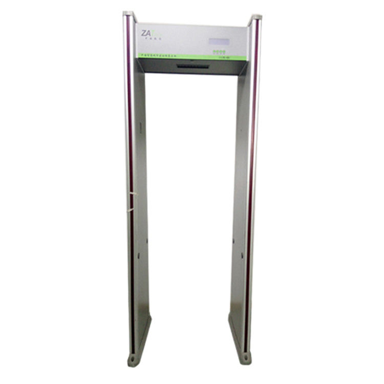 Stainless Steel Security Metal Detector 6 Zones For Court / Police Station