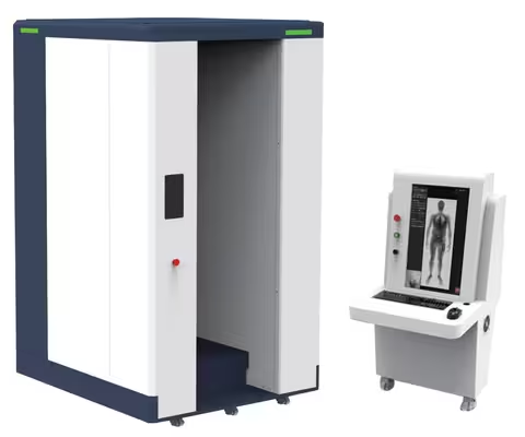 Single View Security Body Scanner X Ray People Security Screening System 850W 127/220VAC