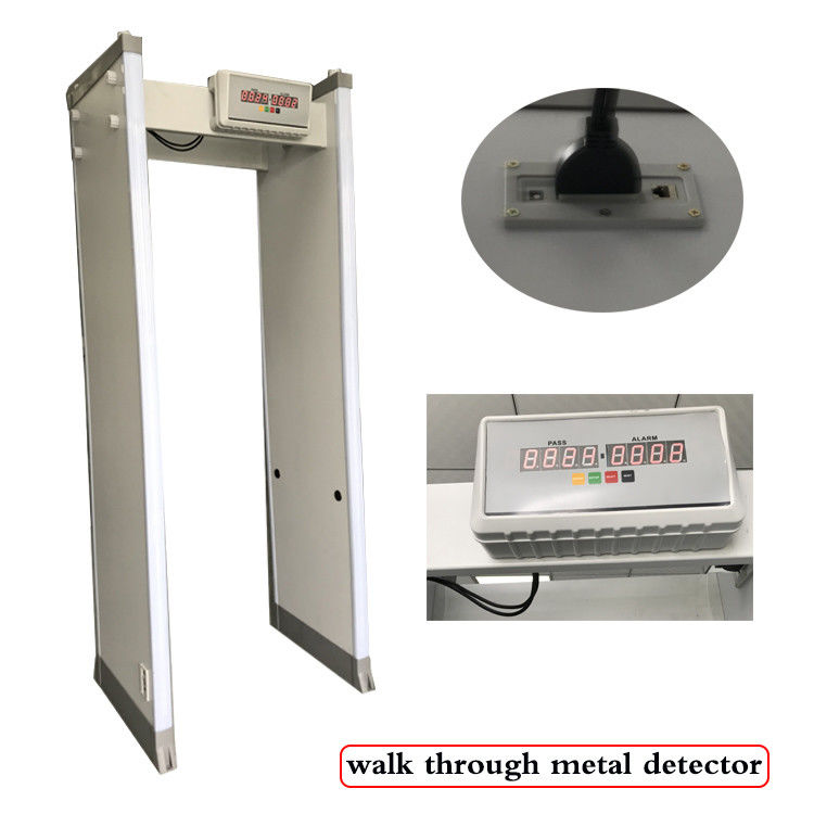 Waterproof Walk Through Security Scanners 33 Detection Zones For Sensitive Mental