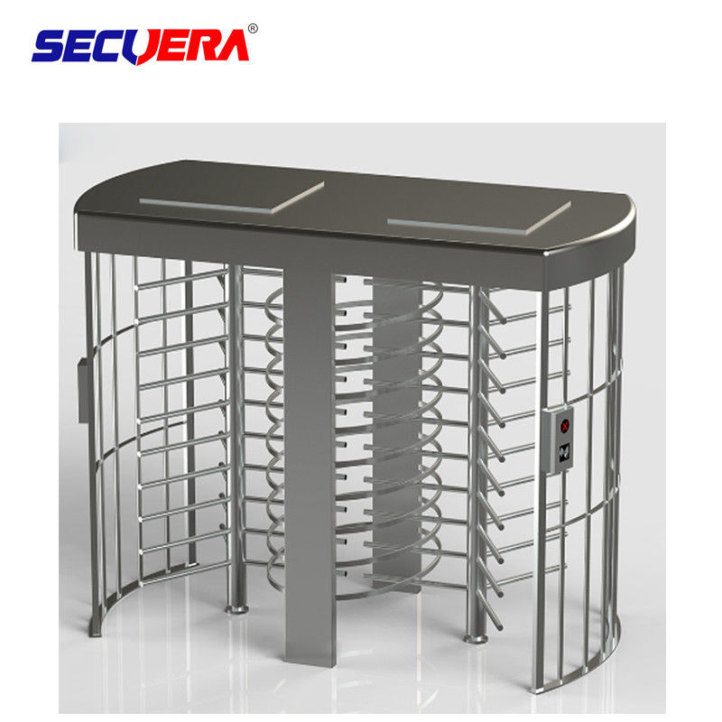 Speed Gate Cross Security Products Full Height Turnstile For Office Building Access Control