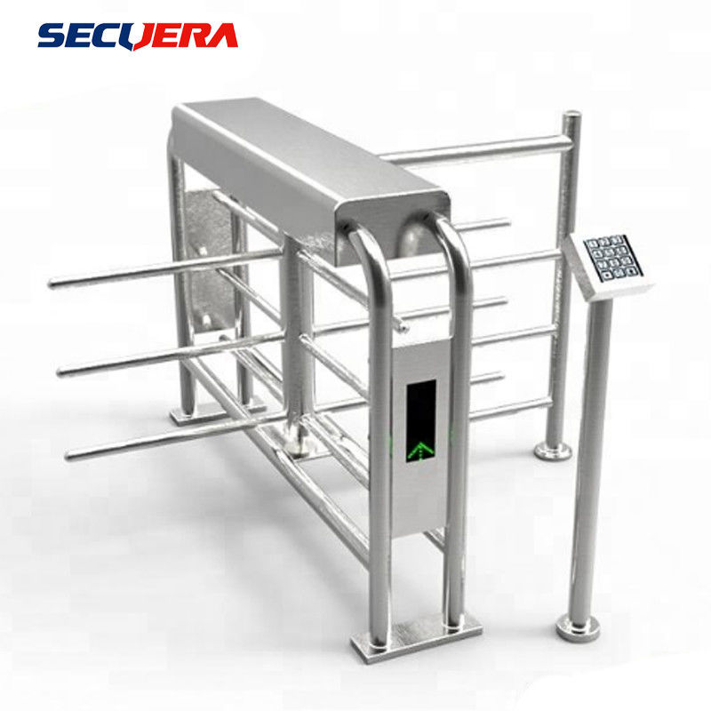 Stainless Steel Low Price Mall Double Channel Full Height Cross Turnstile Barrier Gate