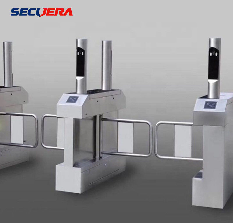 Pedestrian Automatic Sliding Security Entrance Control Swing RFID Turnstile Barrier Gate